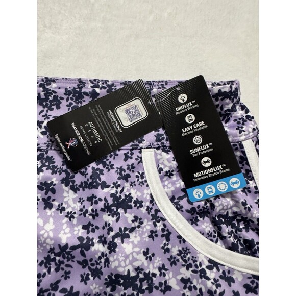 PGA Tour Womens Athletic Skort XL Purple Blue Floral Abstract Athleisure Driflux - Picture 3 of 8